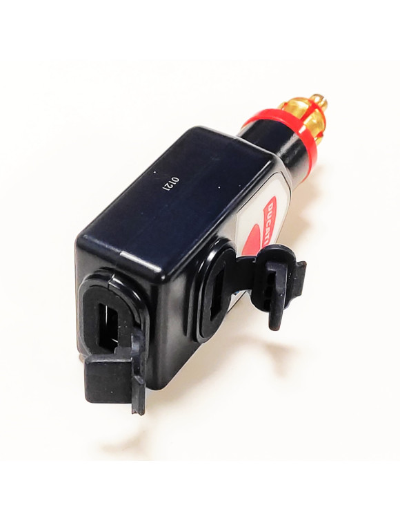 Adaptateur double USB, 96681101AA, Ducati Multistrada v2-v4-950-1200-1260 - 6 Adaptateur double USB, 96681101AA, Ducati Multistrada v2-v4-950-1200-1260 - 6