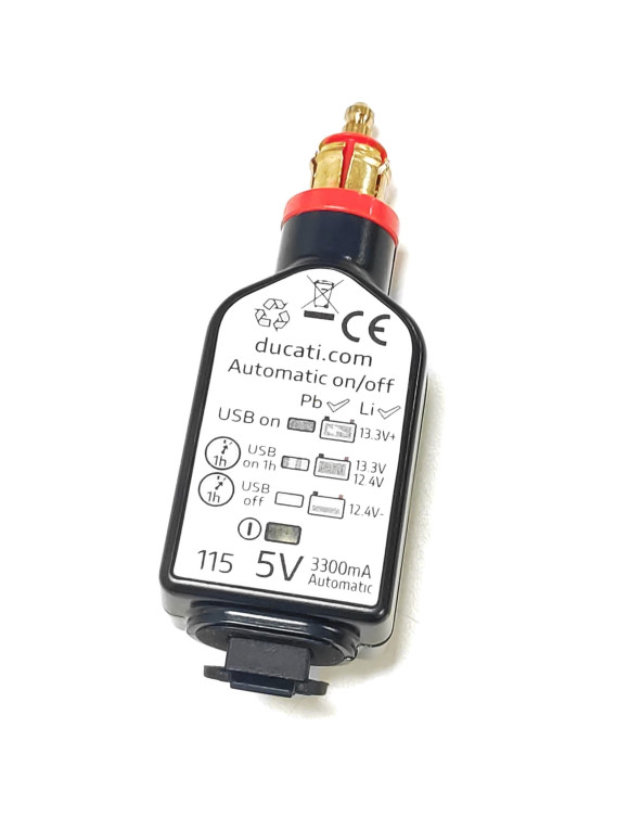 Dual USB adapter, 96681101AA, Ducati Multistrada v2-v4-950-1200-1260 - 7 Dual USB adapter, 96681101AA, Ducati Multistrada v2-v4-950-1200-1260 - 7
