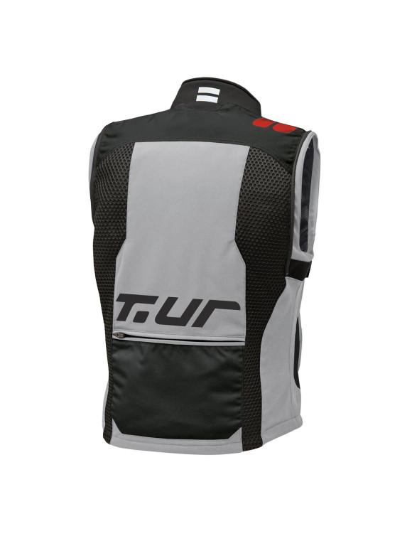 Giacca Moto da Uomo Estiva T.ur J-Three Arm Link Grey/Red 1401100 - 3
