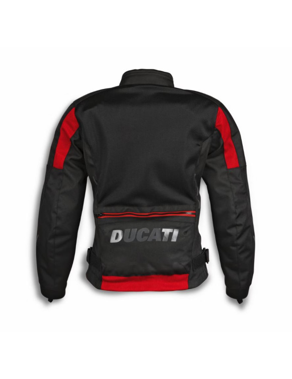 Original Ducati Flow C5 Black/Red Women's Summer Motorcycle Jacket 98108512 - 3 Original Ducati Flow C5 Black/Red Women's Summer Motorcycle Jacket 98108512 - 3