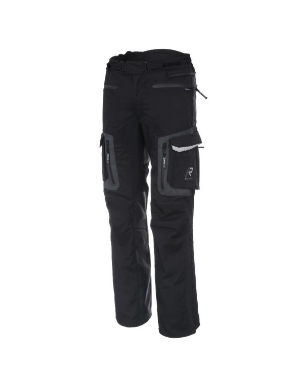 Pantalones de moto Rukka Rimo-R TRS Short Hombre Negro/Gris 570231747R929C1