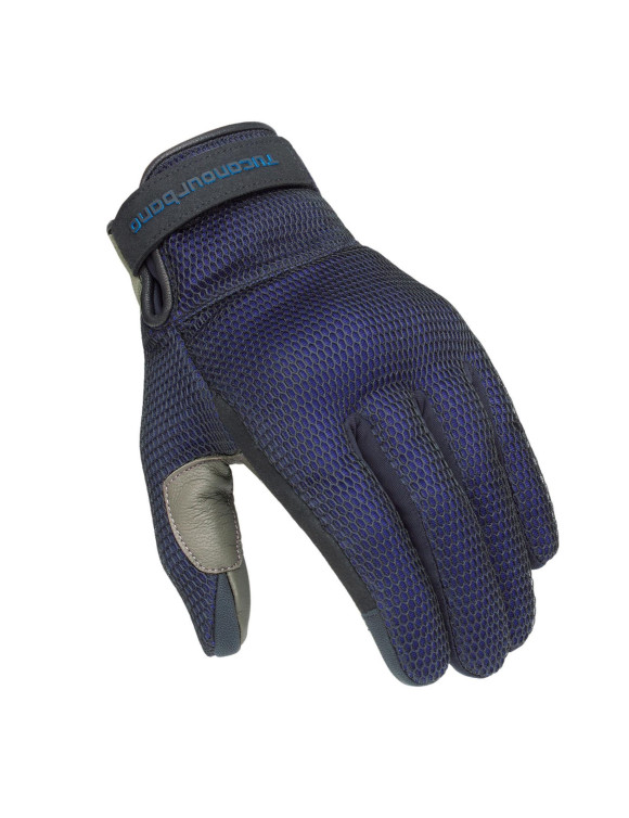 Guanti Moto da Uomo Estivi Tucano Urbano Eden Mesh Black/Blue 1105855 - 2
