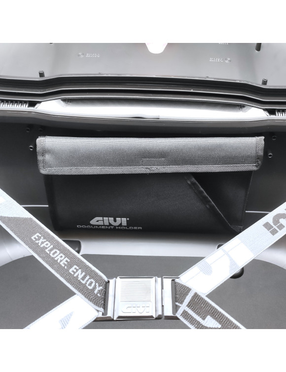 Bauletto Posteriore 58L Limited Edition, Monokey, Bianco - Givi Maxia 5 (V58WLTD) - 3
