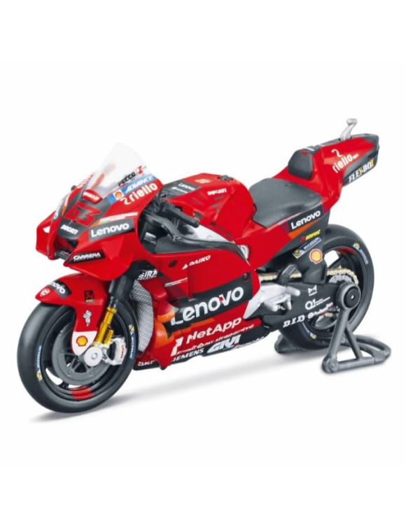 Motorcycle Model 1:18 Original Ducati GP Bagnaia 2022 Red 987712350 - 1