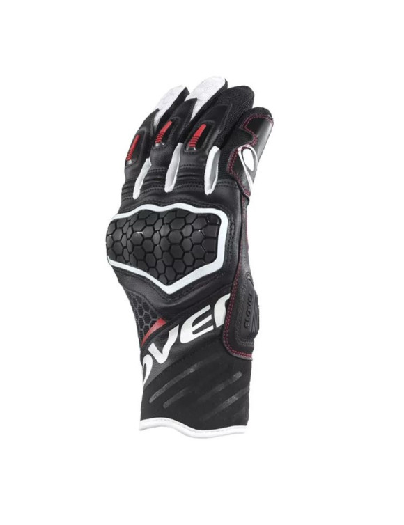 Clover Predator-2 Black/Red 11005B/R Sports Summer Motorcycle Gloves for Men - 2
