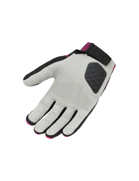 Gants de moto d'été pour femmes Tucano Urbano Supermano Lady noir/rose 1106205 - 3