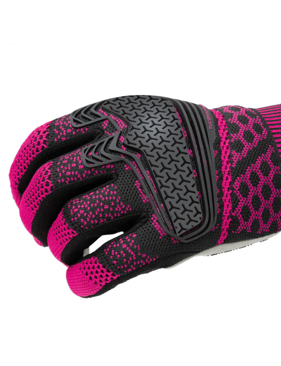 Gants de moto d'été pour femmes Tucano Urbano Supermano Lady noir/rose 1106205 - 4
