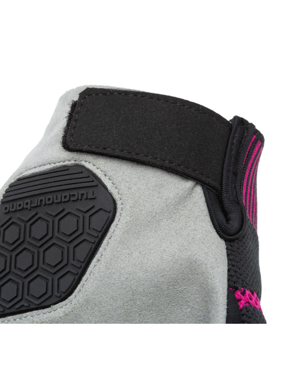 Gants de moto d'été pour femmes Tucano Urbano Supermano Lady noir/rose 1106205 - 6