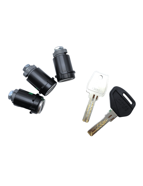 3 Cilindretti con Chiavi Givi SLR103 per Valigie Givi Sprovviste di Cilindretti - 2