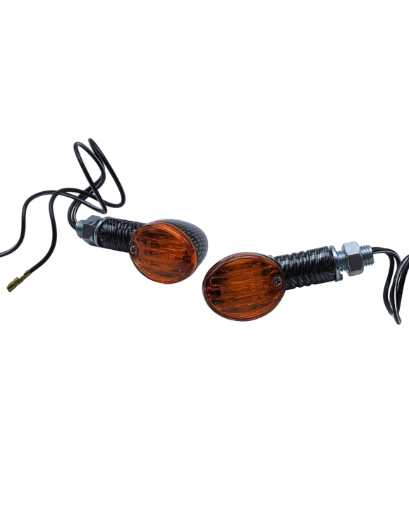 Paire de Clignotants Carbone Homologués Moto - SGR 217202 - 1 Paire de Clignotants Carbone Homologués Moto - SGR 217202 - 1