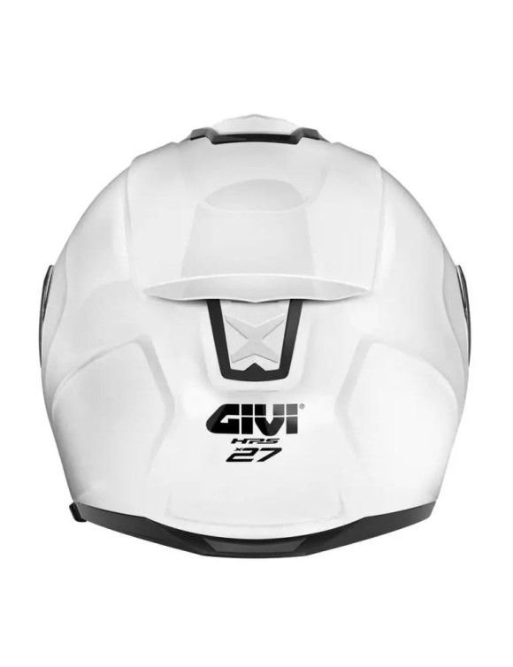 GIVI X27 Modular Motorcycle Helmet Glossy White HX27BB910 - 2 GIVI X27 Modular Motorcycle Helmet Glossy White HX27BB910 - 2