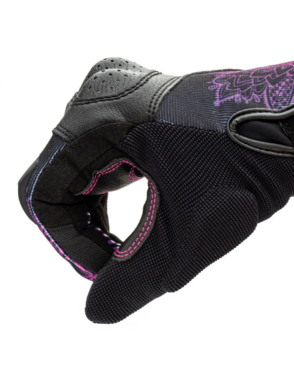 Guanti Moto da Donna Estivi Tucano Urbano Stacca Lady Black/Purple 1105055 - 4