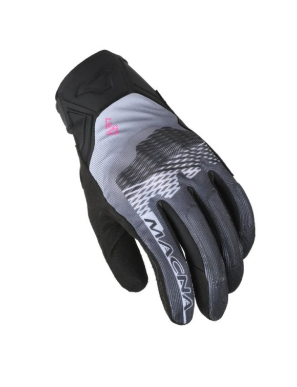 Guantes de moto para mujer Macna Recon 2.0 Lady gris/rosa de verano 1906309-186 - 1 Guantes de moto para mujer Macna Recon 2.0 Lady gris/rosa de verano 1906309-186 - 1