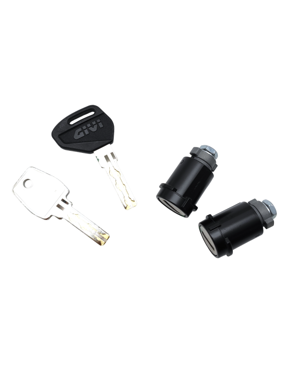 2 Cylinders with Givi SLR102 Keys for Givi Suitcases Without Cylinders - 2