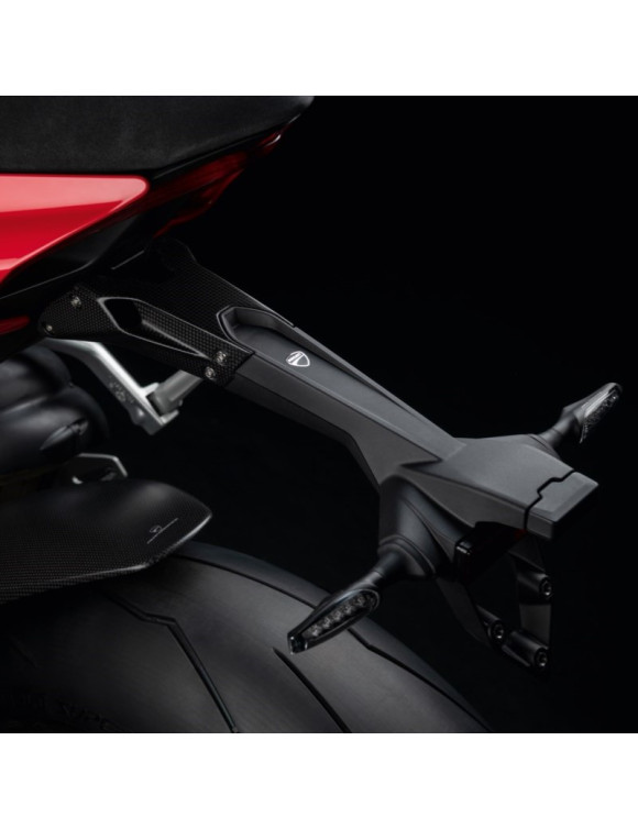 Kit soporte matrícula carbono 97381162CA, Ducati Streetfighter V2/V4, Panigale V2/V4 - 2 Kit soporte matrícula carbono 97381162CA, Ducati Streetfighter V2/V4, Panigale V2/V4 - 2
