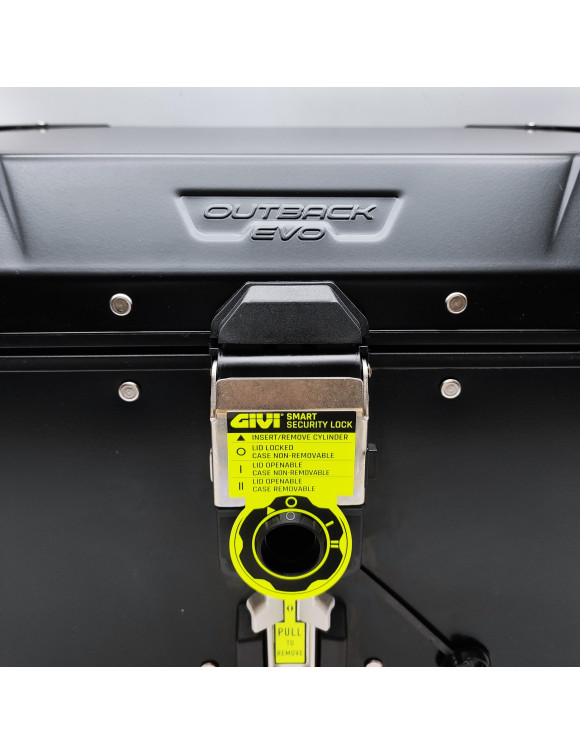 Baule Posteriore 58L in Alluminio, Monokey, Nero - Senza Serratura - Givi OBKEV58B - 2