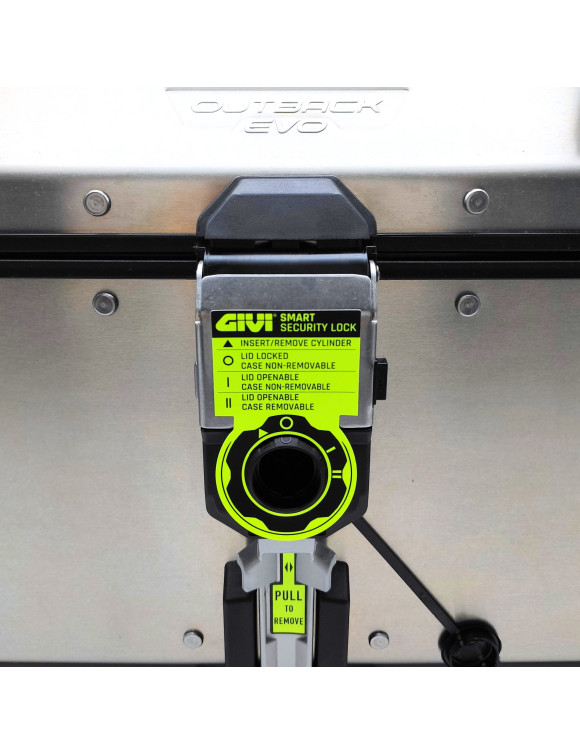 Baule Posteriore 58L in Alluminio, Monokey - Senza Serratura - Givi OBKEV58A - 3 Baule Posteriore 58L in Alluminio, Monokey - Senza Serratura - Givi OBKEV58A - 3