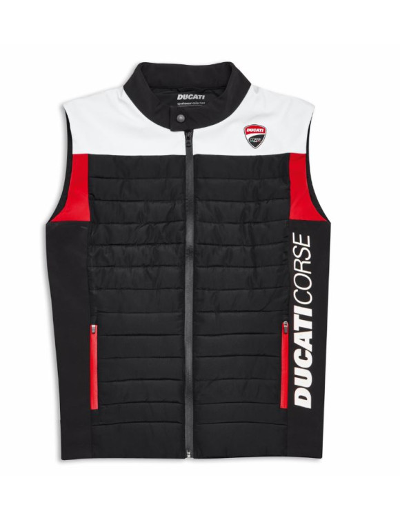 Chaleco original Ducati DC Thrill 2.0 para hombre negro/rojo blanco 98770784 - 1 Chaleco original Ducati DC Thrill 2.0 para hombre negro/rojo blanco 98770784 - 1