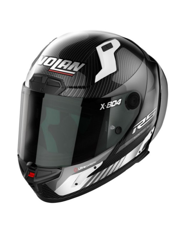 X-Lite X-804 RS Ultra Carbon Hot Lap Carbon Weiß Glänzender Integral-Motorradhelm X84000482012 - 1