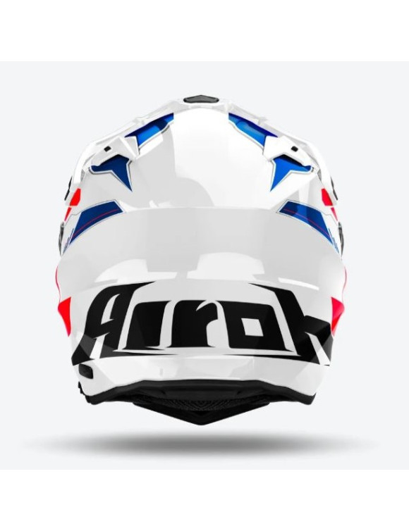Casco de moto integral Airoh Commander 2 Reveal azul/rojo brillante AI54A13111RUC - 3