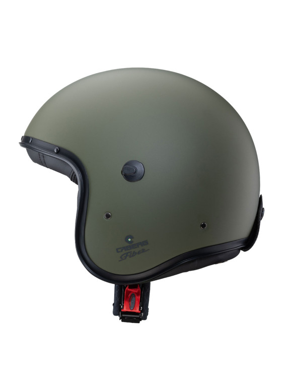 Casque de moto jet Caberg Freeride X vert militaire mat C4CA6029 - 2