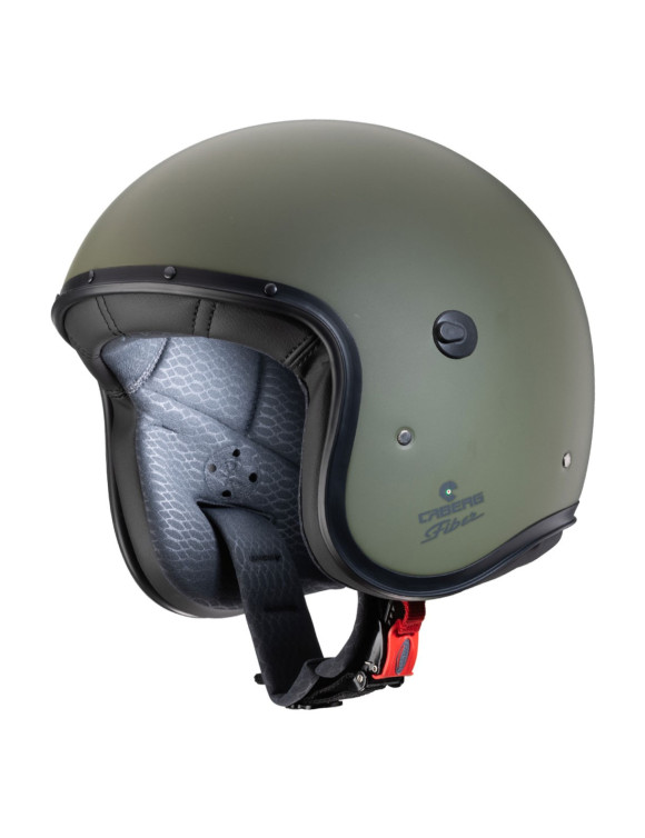 Casque de moto jet Caberg Freeride X vert militaire mat C4CA6029 - 1