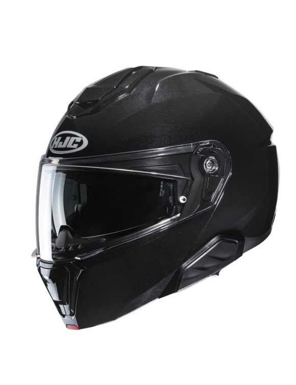 Casque de moto modulaire HJC I91 noir brillant 154330 - 1