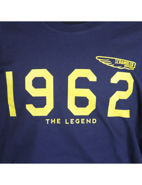 Original Ducati Easy Inn Scrambler Blaues Herren-T-Shirt 98769710 - 3