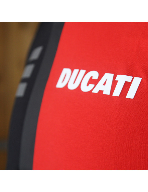T-shirt femme Ducati Explorer Lady noir/rouge d'origine 98770958 - 2