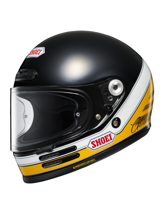 Casque de moto intégral brillant Shoei Glamster 06 Abiding TC-3 1119104 - 1
