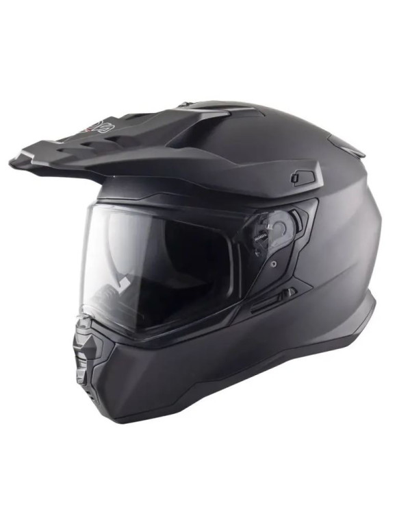 NOS NS-9 Mattschwarz Dual Sport Integral-Motorradhelm NS0900BM - 1