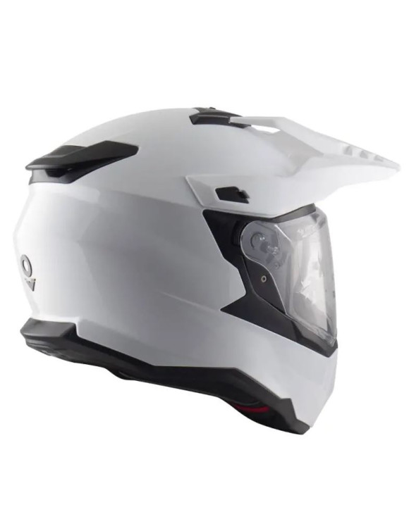 Casco Moto Integrale Dual Sport NOS NS-9 White Lucido NS0900WH - 2