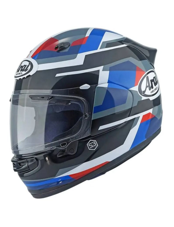 Casco Moto Integrale Arai Quantic Abstract Blue Lucido AR3115AB - 1
