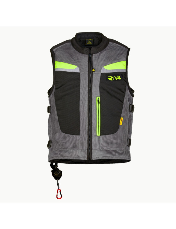 Gilet Airbag Moto Homme Motoairbag MAB V4 Modulaire Gris D4045G - 1