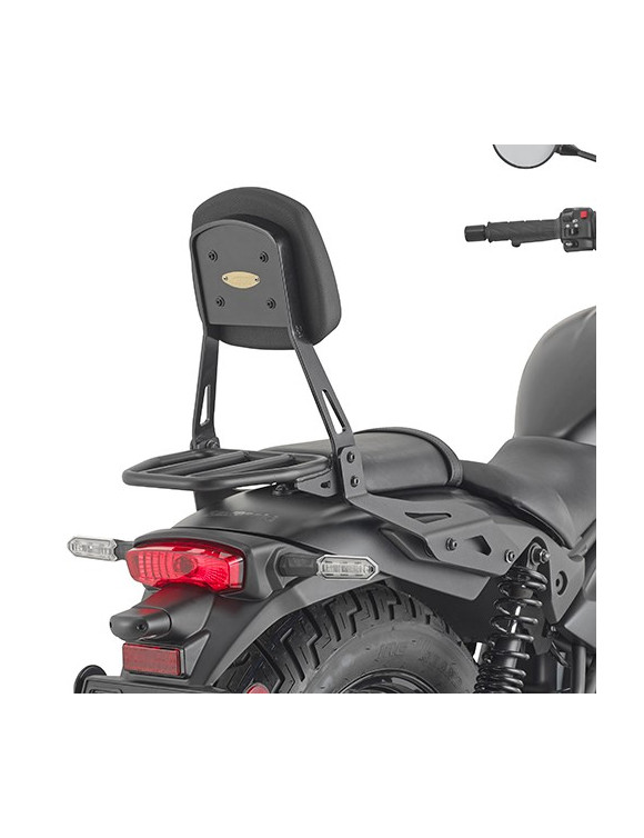 Schienale Passeggero con Portapacchi, Givi TS4134C, KAWASAKI ELIMINATOR 500 - 1