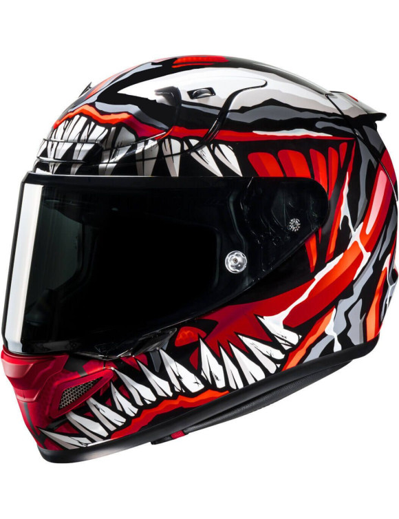 HJC RPHA12 Maximized Venom Marvel MC1SF Matt/Glänzend Integral-Motorradhelm 1290710 - 1
