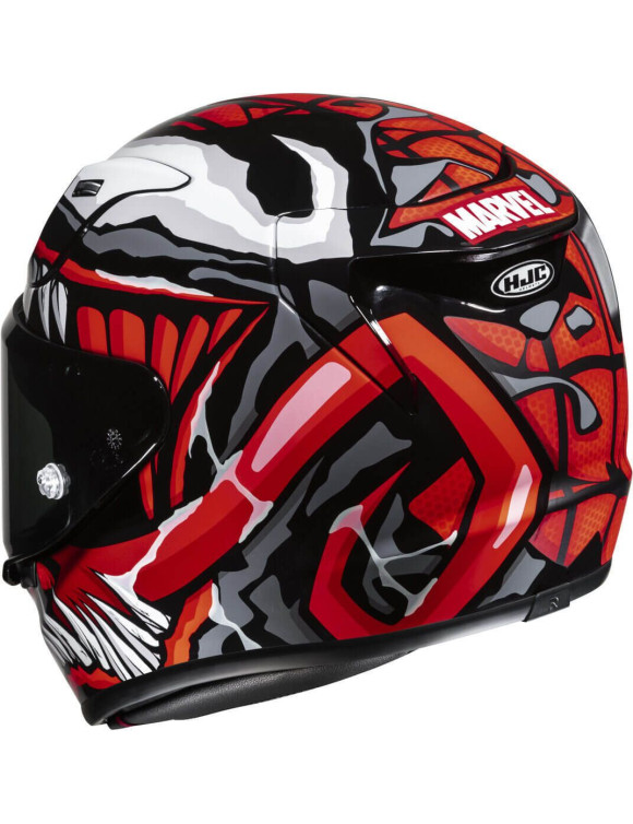 Casco Moto Integrale HJC RPHA12 Maximized Venom Marvel MC1SF Opaco/Lucido 1290710 - 4