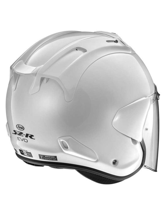 Casco Moto Jet Arai SZ-R EVO Diamond White Lucido AR3545WM - 2 Casco Moto Jet Arai SZ-R EVO Diamond White Lucido AR3545WM - 2