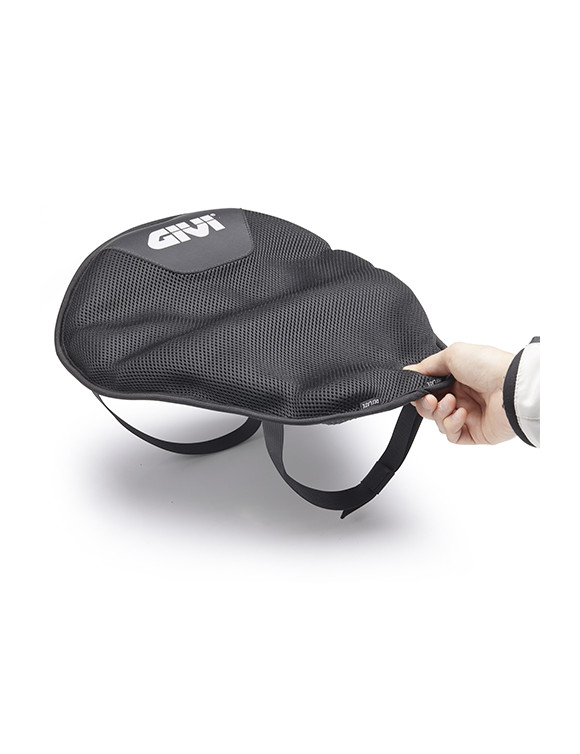 Universal Air Seat Cushion Covered in Breathable Fabric, Black - Givi S230 - 3