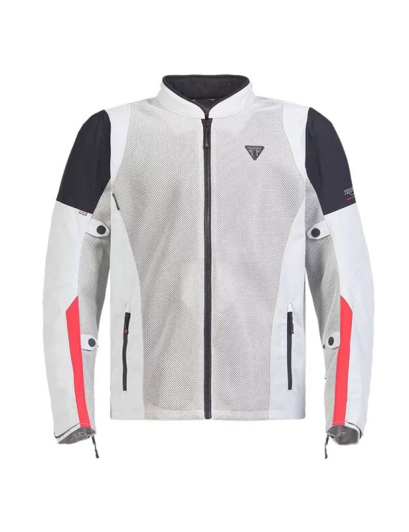 Giacca Moto da Uomo Triumph Cranbourne Lite Mesh Grey MTPS2344 - 1