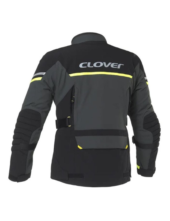 Clover Women's Touring Motorcycle Jacket Savana-4 WP Lady Graphite/Black 17002-GRA/G - 2 Clover Women's Touring Motorcycle Jacket Savana-4 WP Lady Graphite/Black 17002-GRA/G - 2