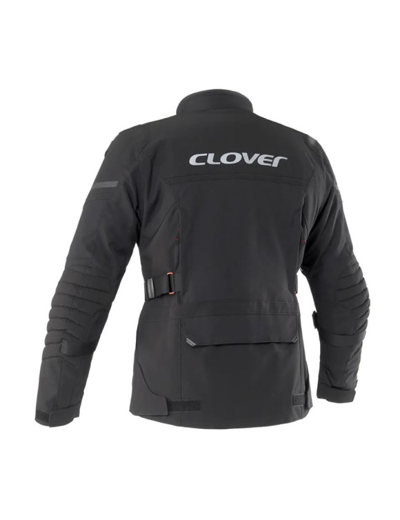 Giacca Moto da Donna Touring Clover Savana-4 WP Lady Black 17002-N/N - 2 Giacca Moto da Donna Touring Clover Savana-4 WP Lady Black 17002-N/N - 2