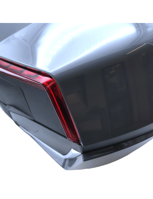 Baúl Moto 58L con Tapa Pintada en Gris, Reflectores Rojos - Givi V58NNG Maxia 5 - 3