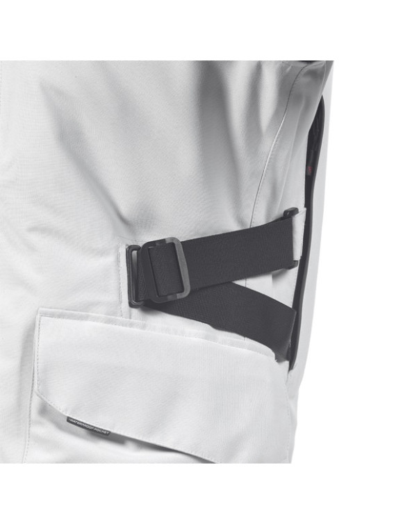 Chaqueta de moto hombre Triumph Tourer Lite blanca/negra MTPS2341 - 2