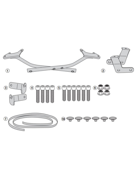 nexion arrière GIVI 1146FZ les pays Monokey®,Monolock® Honda NC750X/S - 1
