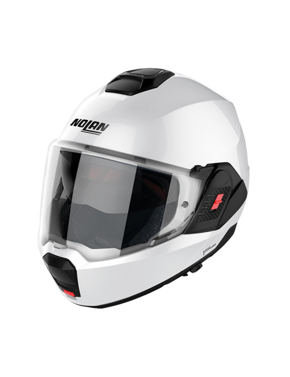 Nolan N120-1 Special 015 Pure White Glossy Modular Motorcycle Helmet N1F000420015