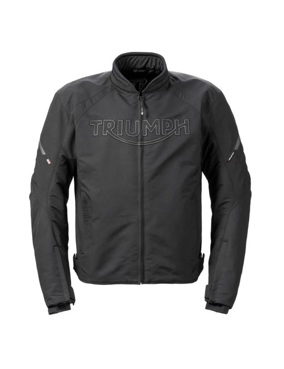 Chaqueta de moto para hombre Triumph Triple Roadster negra MTES2209 - 1 Chaqueta de moto para hombre Triumph Triple Roadster negra MTES2209 - 1