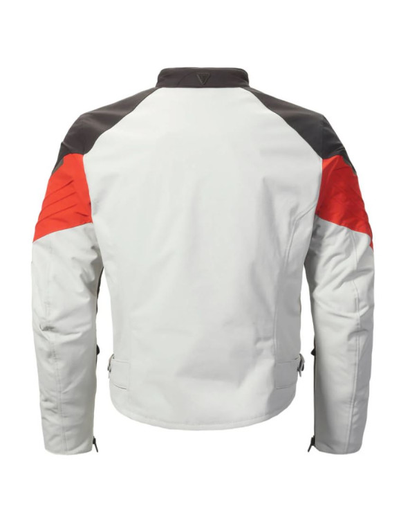 Triumph Triple Roadster Herren-Motorradjacke Schwarz/Rot/Grau MTES24002 - 5