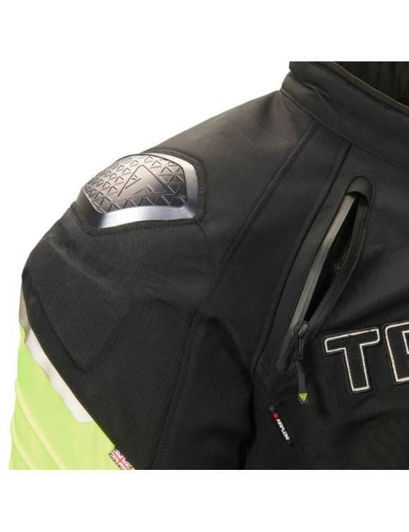 Chaqueta de moto hombre Triumph Triple Sports TriTech negra/amarillaMTES24003 - 4 Chaqueta de moto hombre Triumph Triple Sports TriTech negra/amarillaMTES24003 - 4