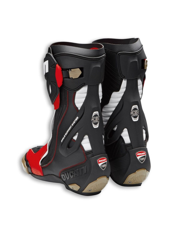 Original Ducati Corse V5 Air Motorcycle Racing Boots Black/Red 9810709 - 2